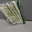 GenSwin Flameless Ivory Taper Candles Flickering with 10-Key Remote, Battery Operated Led Warm 3D Wick Light Window Candles Real Wax Pack of 6, Christmas Home Wedding Decor(0.78 X 9.64 Inch)