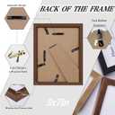 5x7 Picture Frame,Premium Oak Solid Wooden Photo Frame With HD Glass,Display for 4x6 Photo Prints With Mat Or 5x7 Picture Without Mat,For Wall Decor Aesthetic Or Desk Decoration.
