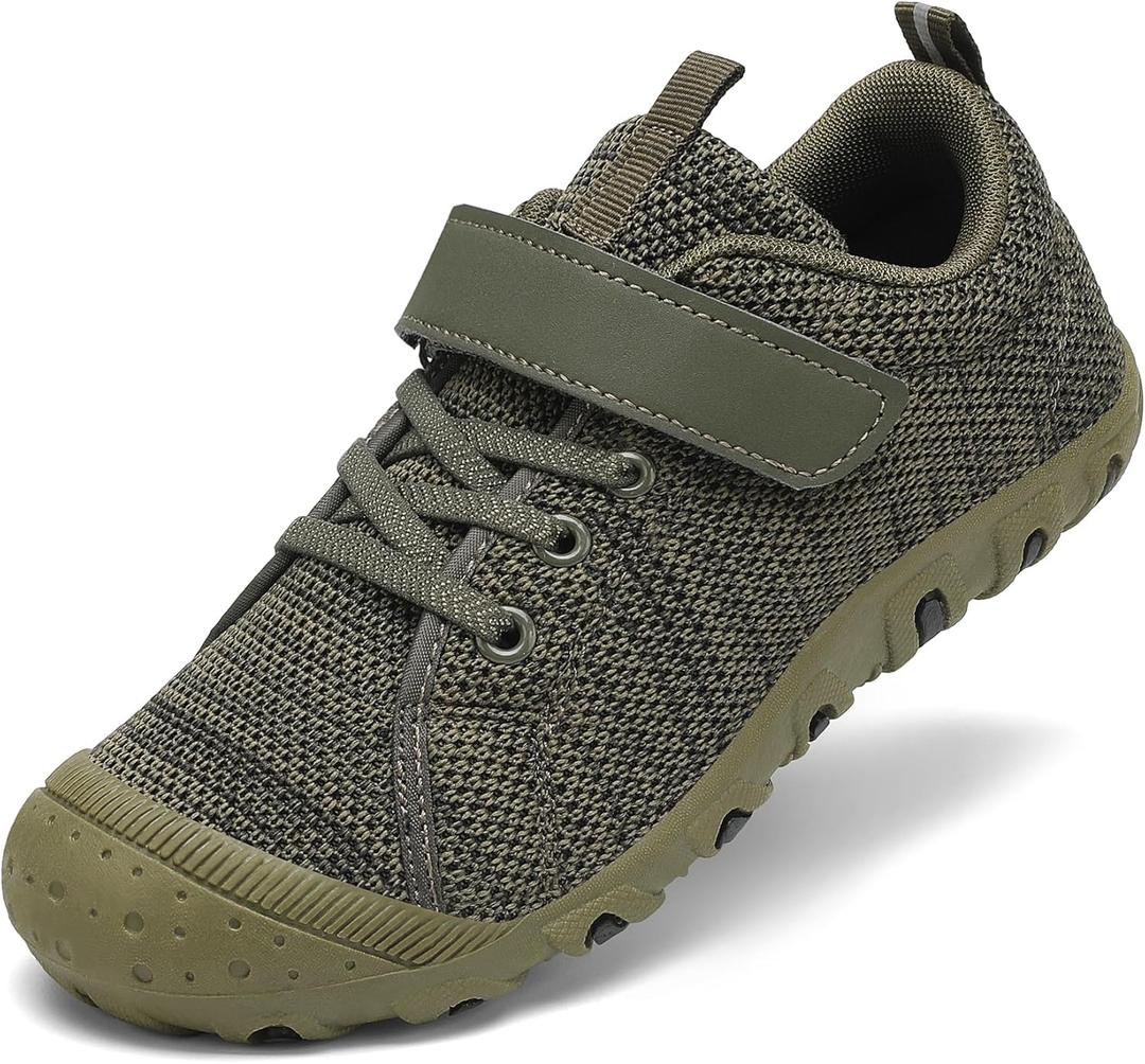 Boys Girls Shoes Anti-Collision Girls Boys Sneakers Slip on Running Tennis Shoes for Toddler/Little Kid/Big Kid (12.5-13 Little Kid, Green)