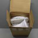 12 Pcs Dessert Cupcake Stand Holder, Cake Table Display Set Include 5 Cupcake Stand Tiered Tower 1 Cake Holder 6 Serving Tray Combo for Tea Party Birthday Baby Shower Wedding(White,White)