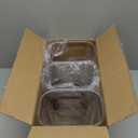 Rubbermaid Brilliance BPA-Free Food Storage Containers with Lids Airtight Kitchen and Pantry Organization Set Includes 3 Containers and Scoops Clear 16 cups