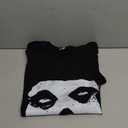 Misfits Shirt Distressed Skull Logo Graphic Printing for Youth Man Vintage Tee Shirt Women Fit Classic Short Sleeve Black (Small)