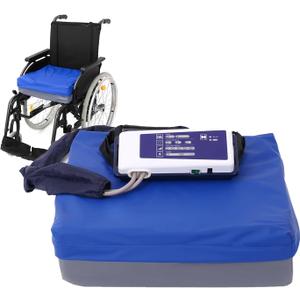 Alternating Pressure Wheelchair Cushion Pneumatic Waterproof Air Cell Cushion for Pressure Sore Relief Promotes Blood Flow Minimizes Tissue Deformation Relieve Coccyx Tailbone Pain Low Air Loss