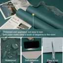 Teal Peel and Stick Wallpaper Solid Teal Contact Paper A Set of 23.6"x472" Matte Self Adhesive Waterproof Vinyl Roll for Wall Coverings,Cabinets,Countertops,Bedroom,Kitchen