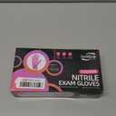 SwiftGrip Powder-Free Nitrile Gloves, 3-mil, Disposable Nitrile Gloves, Latex-Free, Powder-Free - Pink/Fuchsia