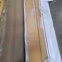 KEIKI Queen Over Queen Bunk Bed, Kids Wooden Floor Bed Frame with Ladder & Guardrail, Convertible to 2 Separated Teens Beds Frames, Upper Bedframe No Spring Box Needed, Easy Assembly, Brown