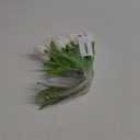 Mandy's 20pcs White Artificial Tulip Silk Fake Flowers 13.5" for Spring Mother's Day Easter Gifts in Bulk Home Kitchen Wedding Decorations