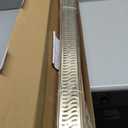 Sharp-tec Linear Shower Drain, 32 inch Shower Drain with Removable Pattern Cover, Brushed Gold 304 Stainless Steel Rectangle Floor Drain, Adjustable Feet and Hair Strainer Included