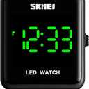 Gosasa Large Face LED Digital Watch Date Time 3Bar Waterproof Wristwatch Men Women Sports Watches