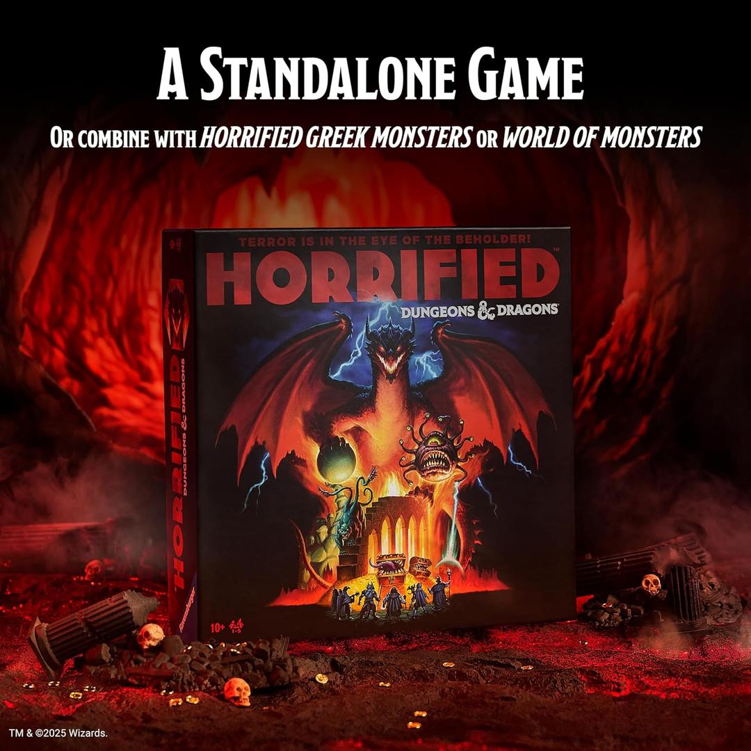 Ravensburger Horrified Games – Dungeons & Dragons – Strategy Board Game – Boost Critical Thinking & Teamwork – Cooperative Gameplay – Unique Monster Challenges – 1 to 5 Players – Adults & Kids 10+