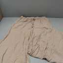 Women's Maternity Elastic High Waist Pants Knot Front Wide Leg Pregnancy Pants (Apricot)