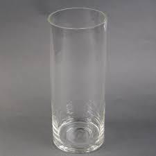 Vase cylinder 4In W 10In L