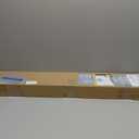 Lotus & Windoware Cordless, 2 Inch Faux Wood Blind, 34.5" Wide x 60" Long, Window Blinds, Blinds & Shades, Blinds for Indoor Windows, Embossed, Bright White