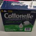 Cottonelle GentlePlus Flushable Wet Wipes with Aloe & Vitamin E, 8 Flip-Top Packs, 42 Wipes Per Pack (336 Total Wipes) 