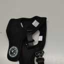 EcoBark Step in Dog Harness - Eco-Friendly Teacup Dog Harnesses for XXS, XS, and Small Dogs - Reflective and Adjustable Mini Body Halter Vest -Tiny Soft Mesh Toy Breed Harness (XXXS, Black) (XXXS- 2 to 3 lbs- Chest up to 10 in (Pack of 1))