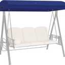 Porch Swing Canopy Replacement Top, Swing Chair Canopy Replacement for GT Porch Swing Model GCS00229C (Blue)