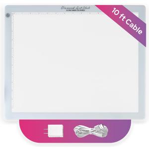Diamond Art Club Light Pad, USB LED Light Board for Diamond Painting and DIY Crafting, 5D Diamond Art Tools and Accessories, 16.6" x 13.5"