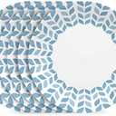 Corelle Vitrelle 10.25" Dinner Plates Set, Triple Layer Glass and Chip Resistant, Lightweight Round Plates, 6-Piece Northern Pines