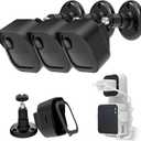 Blink Outdoor Camera Protective Housing - 360 Degree Adjustable Mount With Sync Module Outlet Mount for 4th Gen Surveillance Camera (3Pack)