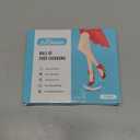 ZUCNANA Ball of Foot Cushions (2 Pairs Gel Shoe Inserts), Heel Inserts for Women, Non Slip Heel Pads, Heel Cushions for Women Foot Pain Relief and Comfort, One Size Fits Any (Clear)