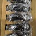 Lifelong Office Chair Wheels Replacement Rubber Chairs Casters for Hardwood Floors and Carpet, Set of 5, Heavy Duty Desk Casters for Chairs to Replace Office Chair Mats - Universal Fit (3 Inch, Dark Black)