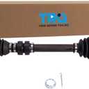 TRQ Front Driver Side CV Axle Assembly Compatible with 2011-2017 Nissan Juke FWD CVT