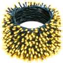 Christmas String Lights Outdoor, 196 FT 600 LED String Lights with 8 Lighting Modes Timer, Waterproof Christmas Decorations for Party Yard Garden Tree Wedding Holiday, Warm White