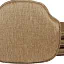 Klear Vu Gripper Omega Non-Slip Windsor Chair Cushions with Skid-Proof Seat Pad for Dining Room, Kitchen, and Office Use, 16x15 Inches, 4 Count (Pack of 1), Gold