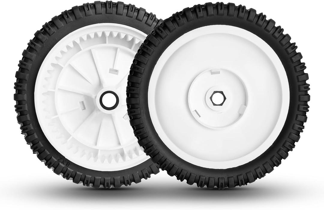180773 Lawn Mower Front Drive Wheels Compatible with AYP/Craftsman/Pou lan/Hu sqvarna Lawn Mower, 532180773 Fit for XT500 XT600 XT625, Repace 180775, 532180775, 2 Pack