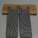 2-Pack Faucet Mat for Kitchen Sink, Diatomite Stone Mat, Quick Drying Splash Guard & Drip Catcher for Faucet Bathroom Counter - Dark Grey (23.6x4 Inch)