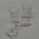 Nuogo 4 Pcs Plastic Candy and Cookie Jars with Lids Clear Cookie Container Candy Jars Large Airtight Apothecary Storage Organization for Wedding Home Kitchen Bar(30/42/64 oz)