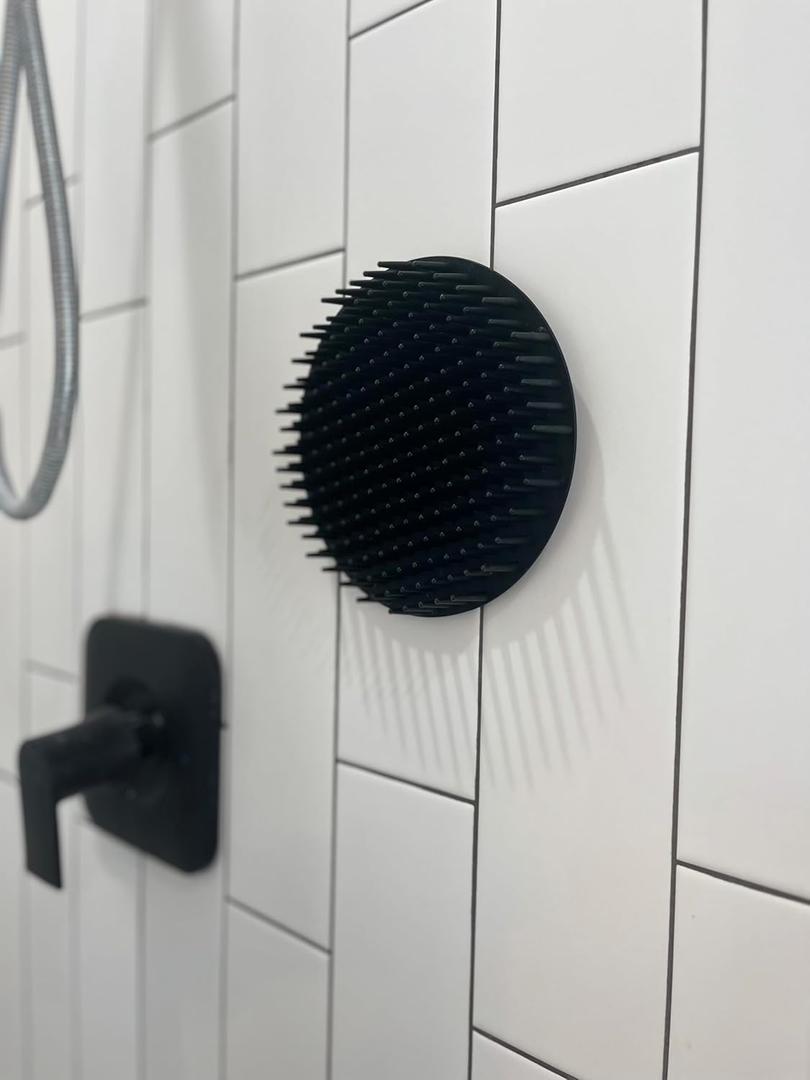 Shower Wall Hair Catcher (Black) CT Hair Zaddy