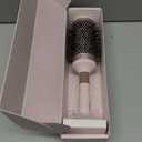 Fast Dry Round Brush with Ceramic Ion Thermal Barrel and Nylon Bristles,Argan oil Round Hair Brush for Blow Drying,Styling,Curling,Straightening, for All Hair Types-53mm