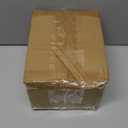 Makeup Brush Holder Organizer, Heavy Crystal Glass Brush Storage Holder, Vintage Cosmetic Make Up Bathroom Brushes Cup Pen Pencil Toothbrush Holder Striped Vase (S+L (amber))