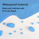 Niagara Waterproof Mattress Protector King 78x80 Cover Deep Pocket Breathable Noiseless 8-20Inches Bed Smooth Jersey Mattress Pad Cover Fully Ultra Thin Polyester