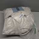 Light Filtering Curtains 100 Inches Long for Bedroom 2 Panels Set, Boho Pinch Pleat Natural Linen Blend Sheer Patio Door Curtain with Hooks Back Tab Large Windows Drapes Privacy 8-1/3 FT