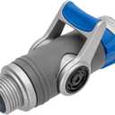 Orbit Heavy-Duty Shut-Off Hose Connector – Zinc Core, Easy-Grip Lever, High-Flow Control 28296
