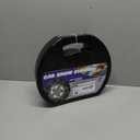 Snow-Chains Auto Fixing 1 Min Quick Fit Easy Installation Tire-Chains, Portable Reusable Universal Emergency Tire Traction Chain for Passenger Car, Pickup Trucks and SUV - Set of 2 (HKN-80)