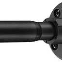 Closet Rod, 29-64 Inch Space Saving Closet Rod Extender Hanging, Black Adjustable Clothes Hanging Bar, Stainless Steel Closet Garment Organizer Rack, Bathroom, Windows