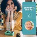 Portable Humidifiers for Travel, Small Mini Humidifier with Auto Shut-Off, Nightlight and Storage Bag for Hotel, Bedroom or Office, Plant Humidifier Indoor, MintGreen