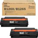 B1260 B1265 High Yield Toner Cartridge Replacement for 331-7328 RWXNT DRYXV G9W85 B126X Toner Compatible with Dell B1260dn B1260 B1265dn B1265dnf B1265dfw Laser Printer (Black, 2-Pack)