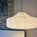 White Large Ceiling Paper Lanterns Shade(50cm,19.69"), Rice Paper Lights Lamps, Vintage Chinese/Japanese Pendant Lantern Lamps, Hanging Paper Lamp Shade for Living Room,Wedding,Bedroom