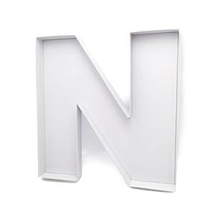 WENPACK 15" Fillable Cardboard Letter Charcuterie Tray Paper Mache Sweet Cupcake Birthday Box (N)