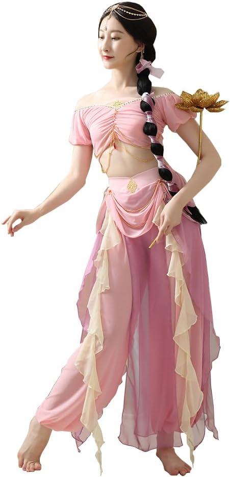 ROYAL SMEELA Aladdin Halloween Outfit Princess Costumes for Women/Girls, M