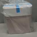 Bathroom Trash Can with Lid, 12L Small Plastic Garbage Can for Kitchen with Press Top Lid, 3.2 Gallon Slim Dog Proof Wastebasket Trash Bin for Office, Bedroom, Living Room, Home Cabinet-Pink