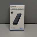 ORICO M.2 NVMe SSD Enclosure, USB 3.1 Gen 2 (10 Gbps) PCIe External Adapter NVMe Case for 2230/2242/2260/2280 M.2 SSD up to 8TB, UASP Supported - M2PV