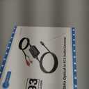 eSynic Portable Optical to RCA Adapter-7 FT Long-Built-in DAC Chip-Easy to Setup-192KHZ Digital to Analog Converter-Aluminum Shell-from HDTV/Blu-ray/DVD/Gaming Consoles to L/R Stereo Audio System