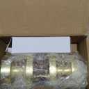 Haidms Brushed Gold Door Knobs Interior, Heavy Duty Zinc-Alloy Privacy Door Knob, Gold Interior Door Knobs for Bedroom & Bathroom, Round Ball Design with Emergency Unlock(6 Pack)