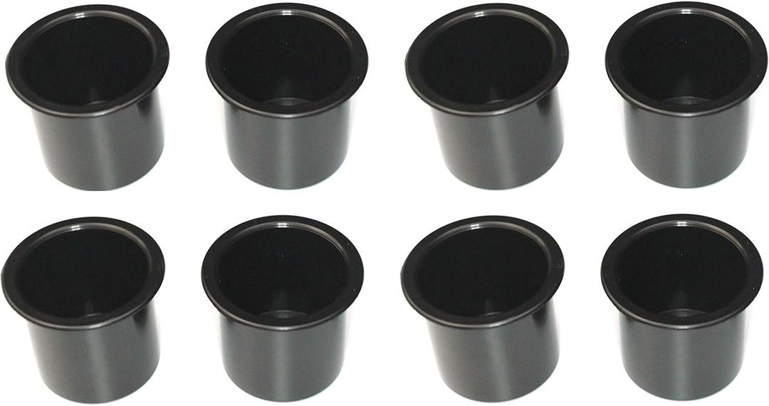 JSP Manufacturing 2 7/8 Black Plastic Drop in Beverage Drink Holder Plastic Multipack Wholesale Bulk Listing Poker