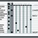 Quartet Grey DuraMax Porcelain In/Out Personnel Board System, 36 Names, 18 x 24 Inches, Black Aluminum Frame (781G)